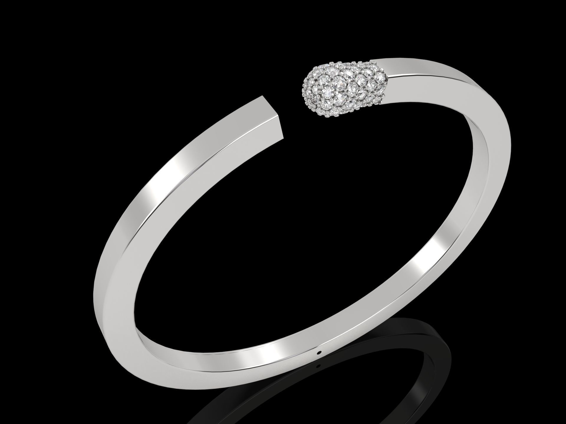 match bracelet size 20 3D print model_1