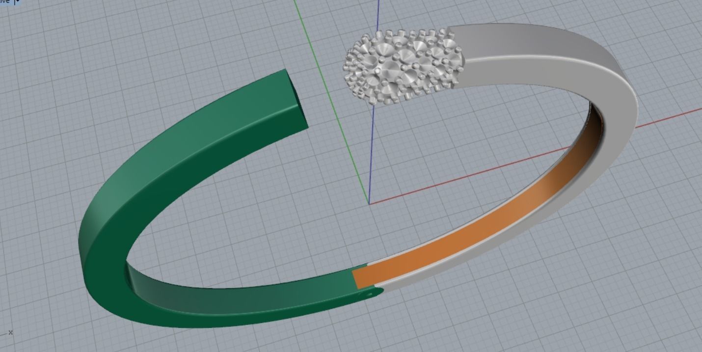 match bracelet size 20 3D print model_17