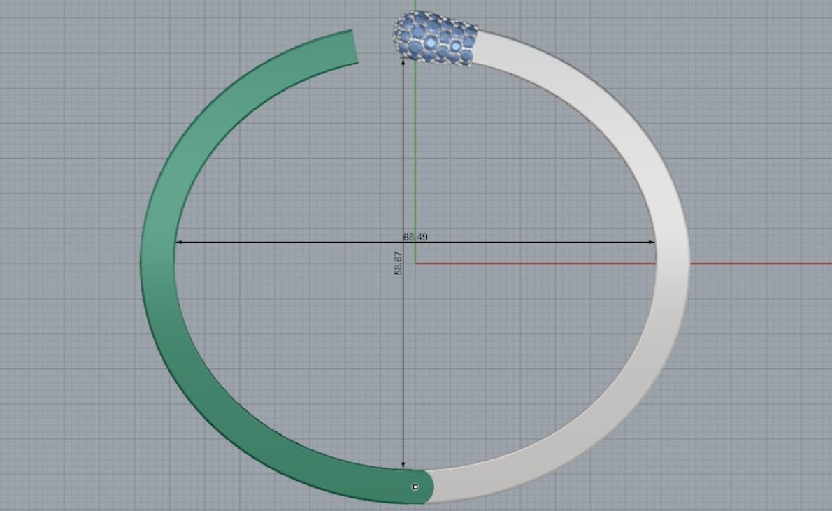 match bracelet size 20 3D print model_15