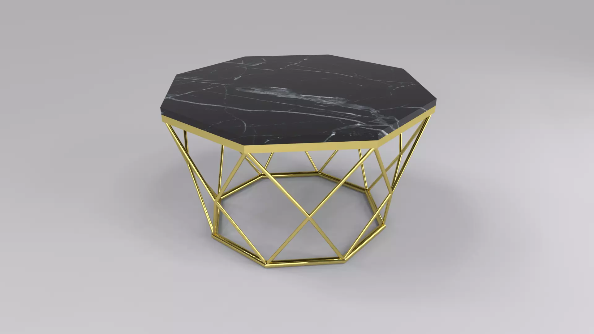 Coffee table hexagonal Free 3D model