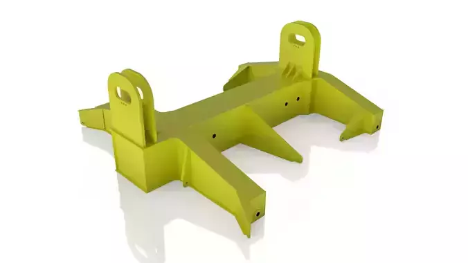 Overhead Crane Lifting Beam 3D model