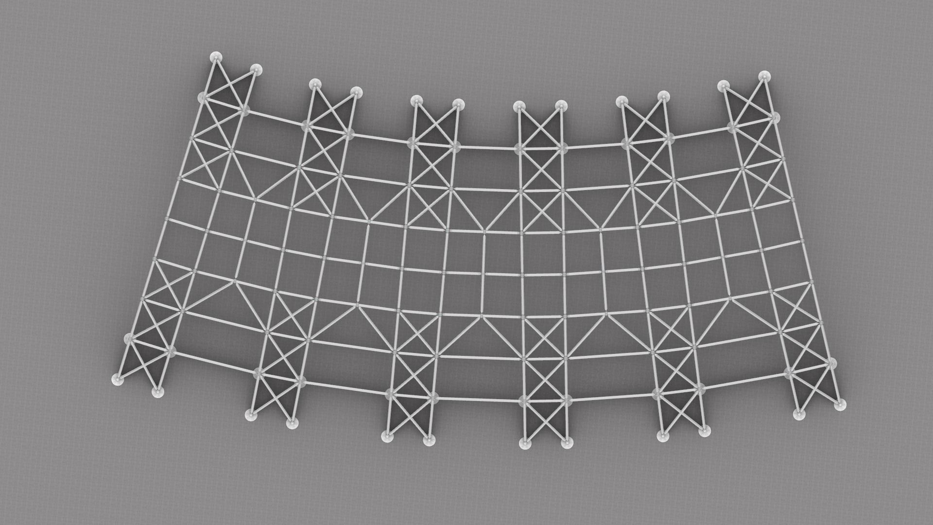 Optimal Truss Model 02 3D model_2