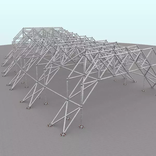 Optimal Truss Model 02 3D model_0