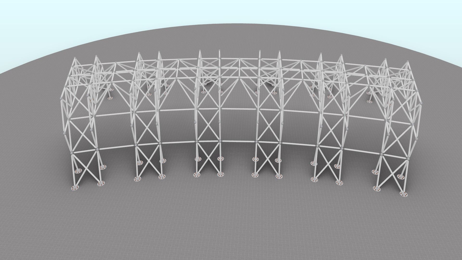 Optimal Truss Model 02 3D model_4