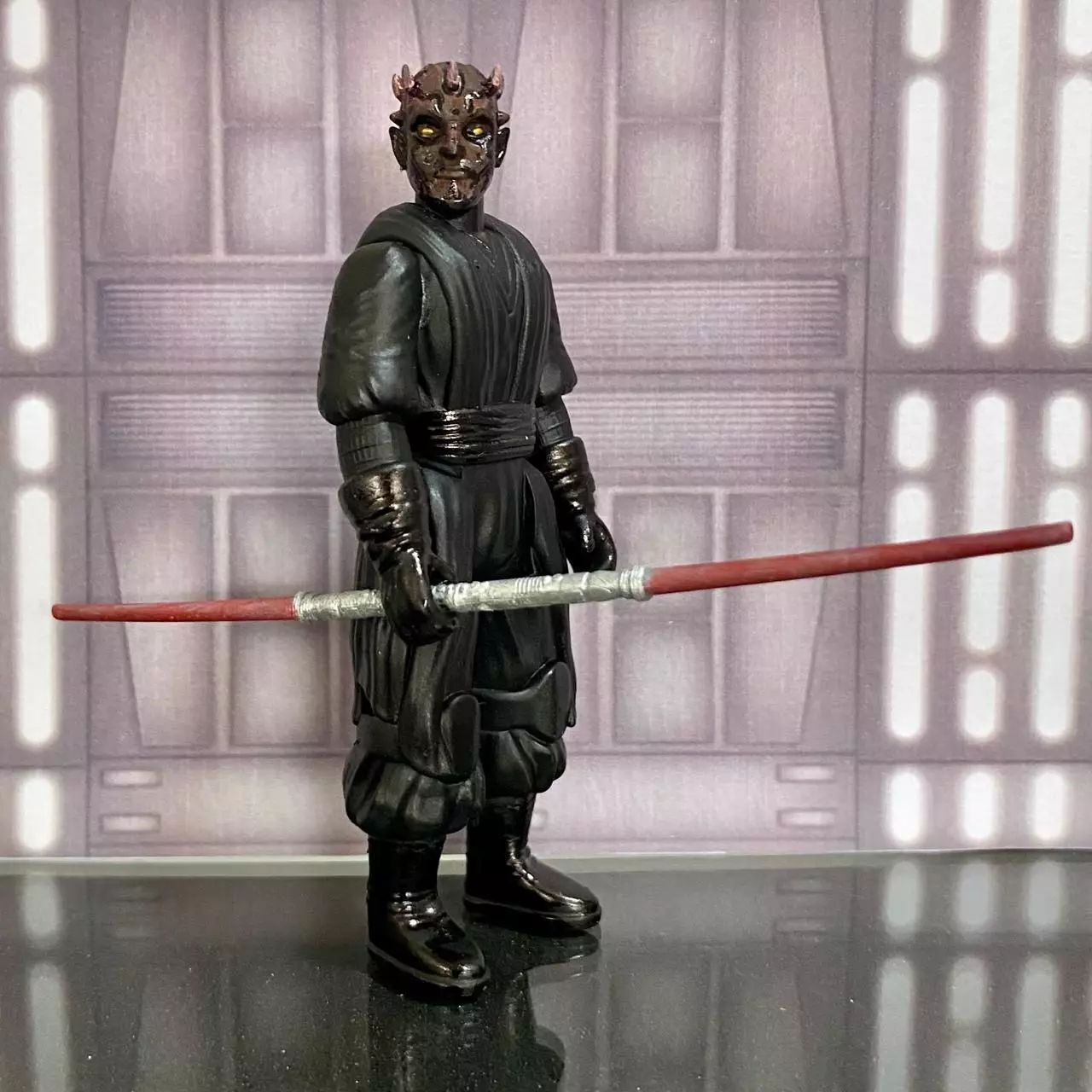 Darth maul episode i star wars vintage toy kenner 3D print model_0