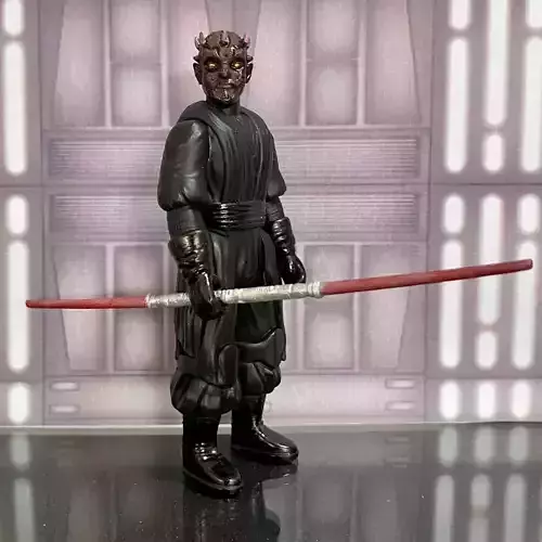Darth maul episode i star wars vintage toy kenner 3D print model Darth maul episode i star wars vintage toy kenner 3D print model