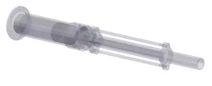 end effector linear movement mechanism 3D model