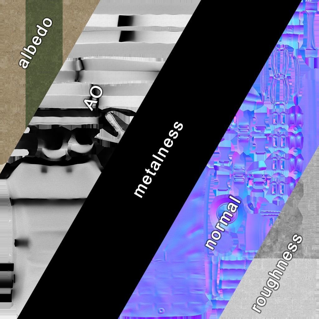 CamelBak - Hydration Pack Low-poly 3D model_6