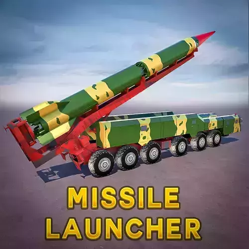 High-Fidelity 3D Model Missile Launcher
