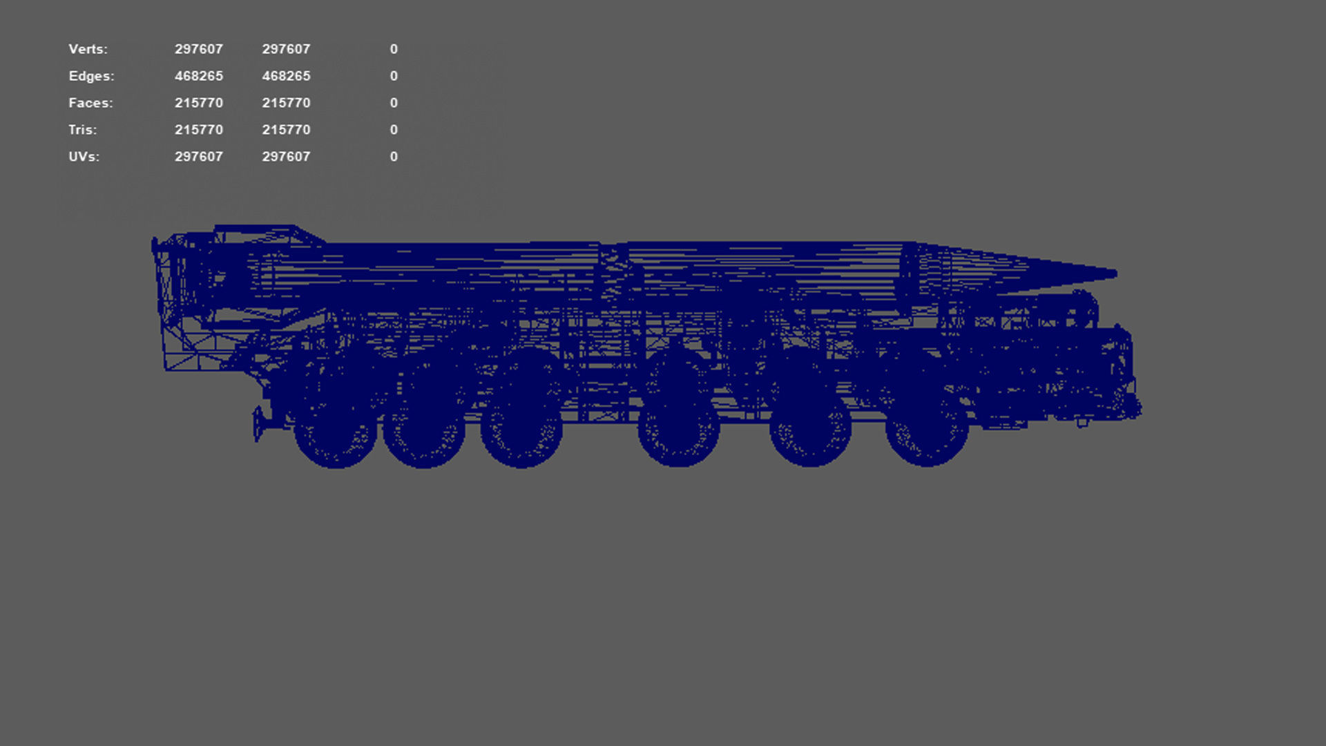 High-Fidelity 3D Model Missile Launcher 3D model_5