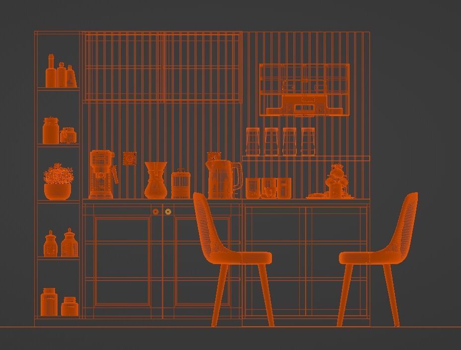 Coffee Corner 3D model_5