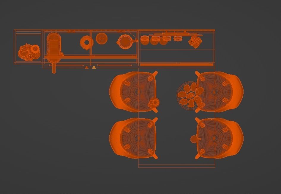 Coffee Corner 3D model_7