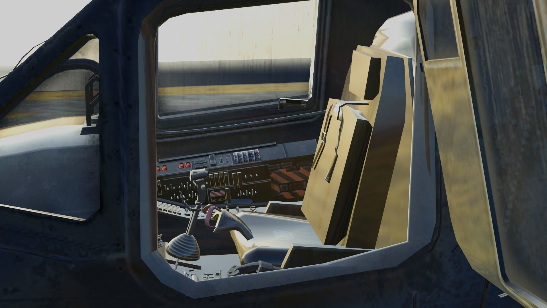 Animated Thunderhawk Helicopter Low-poly 3D model_18