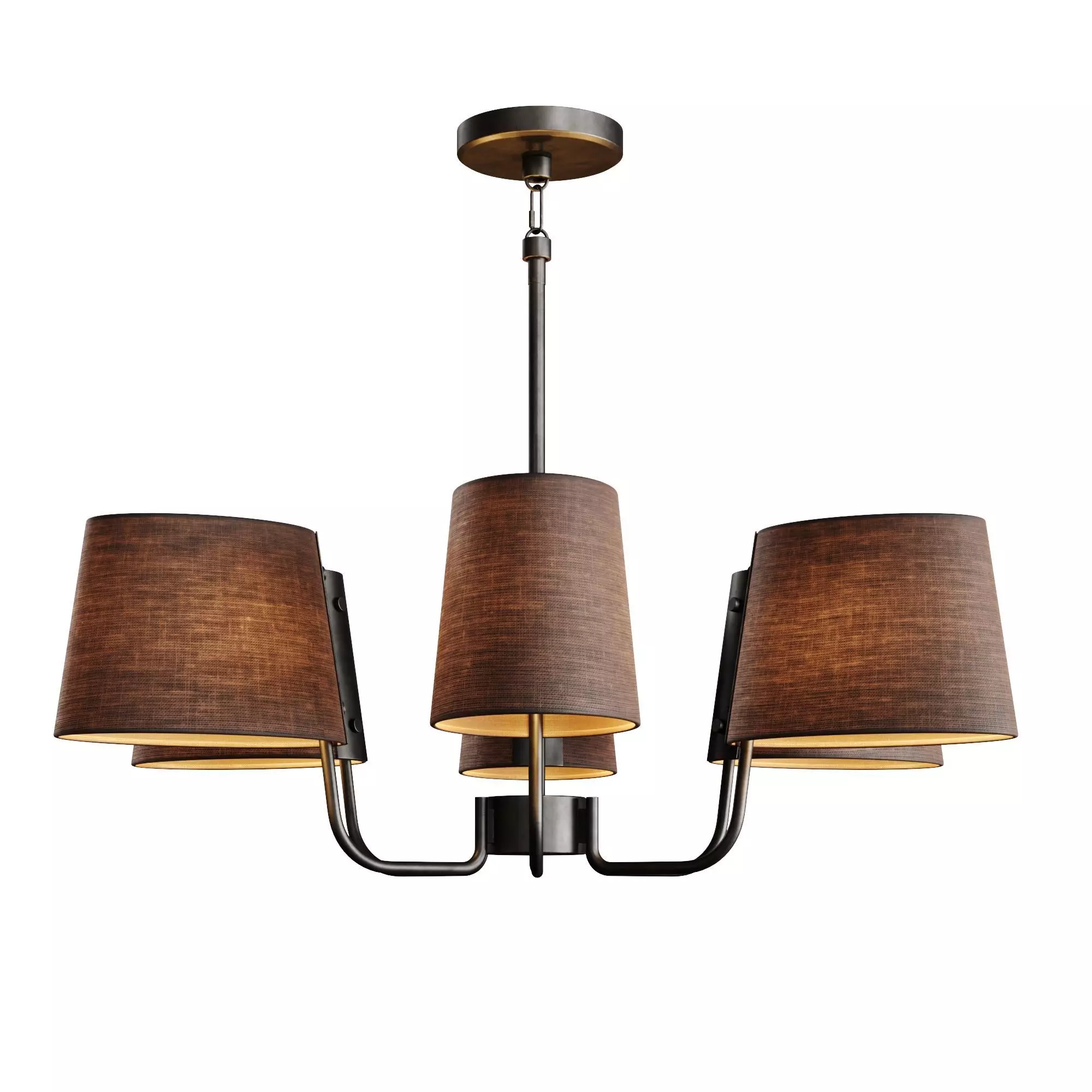 Martineau Round Chandelier 36 3D model