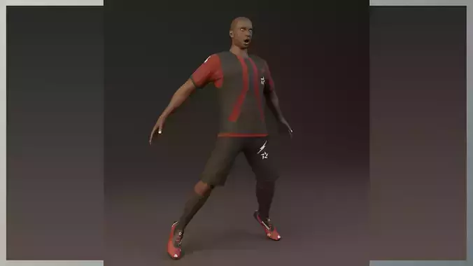 Football Player game ready character