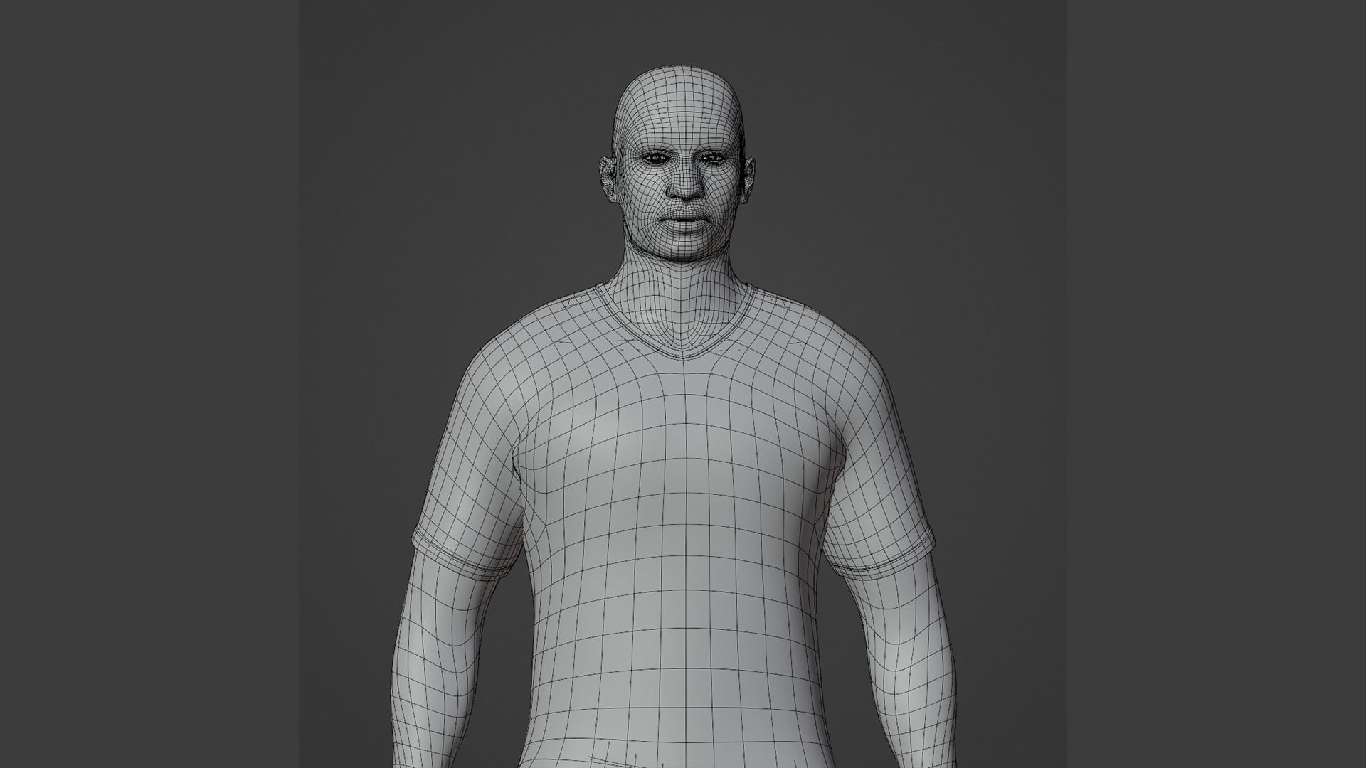 Football Player game ready character Low-poly 3D model_13
