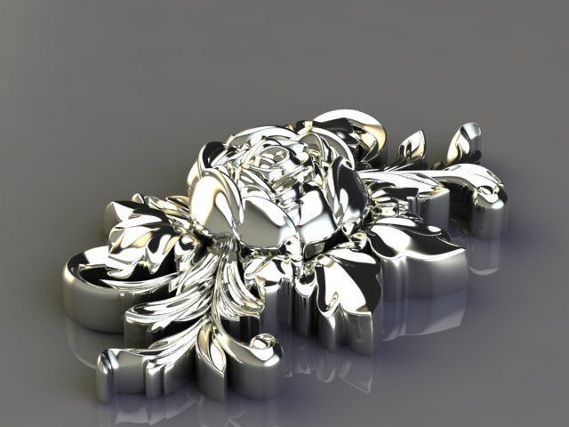 flower design use in zbrush 3D print model_10