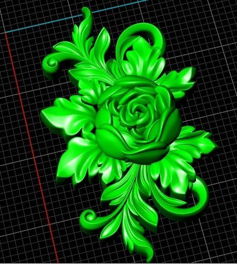 flower design use in zbrush 3D print model_19