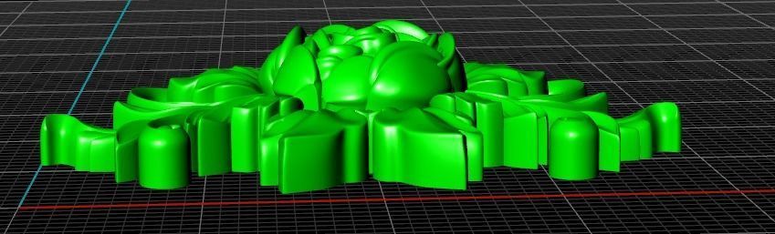 flower design use in zbrush 3D print model_12