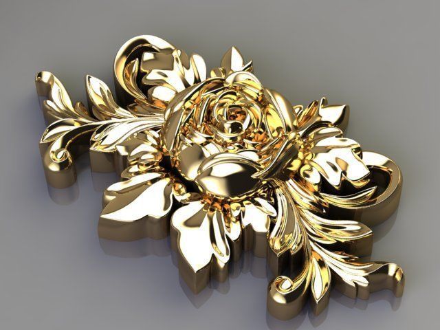 flower design use in zbrush 3D print model_1