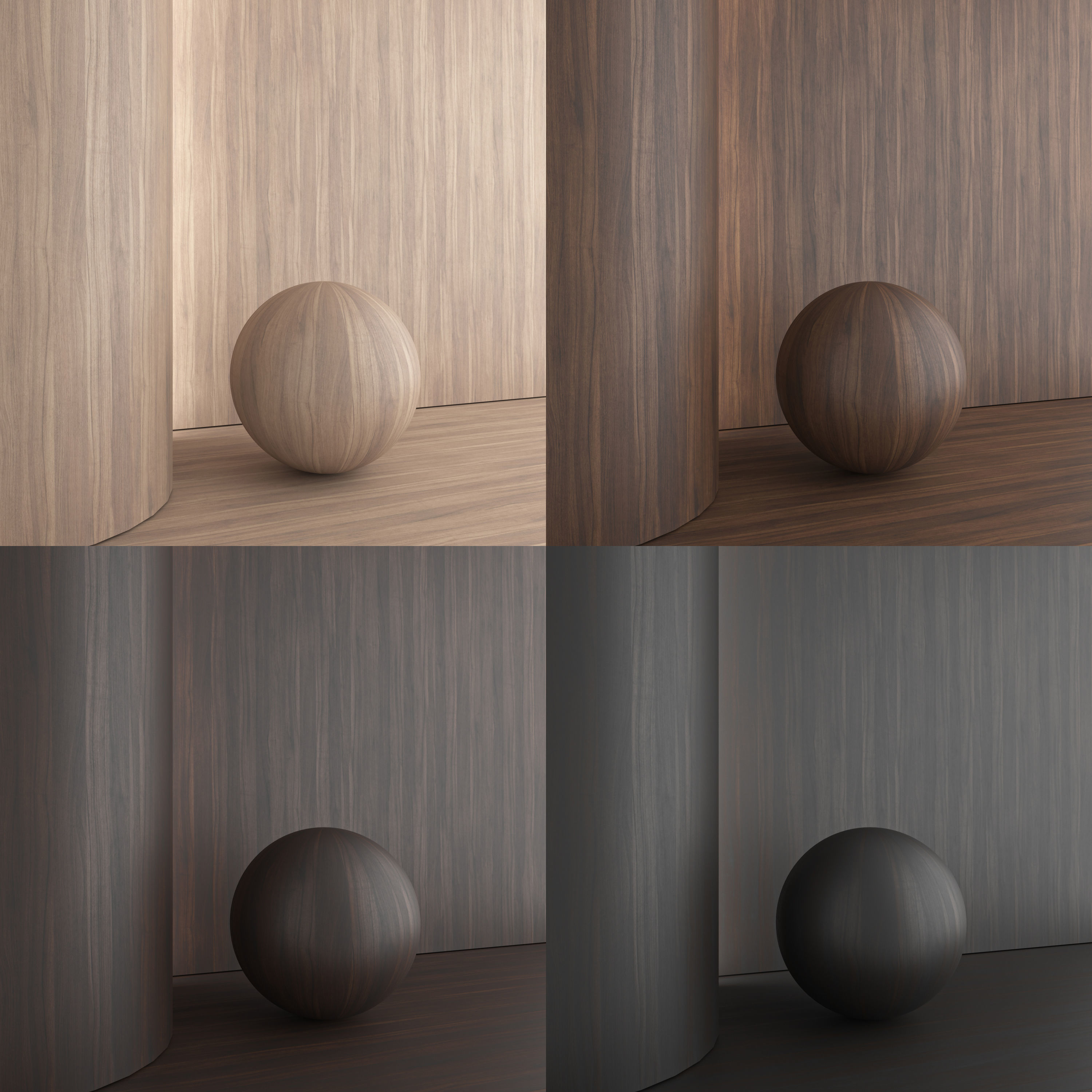 Wood materials Walnut set 01 Texture_5