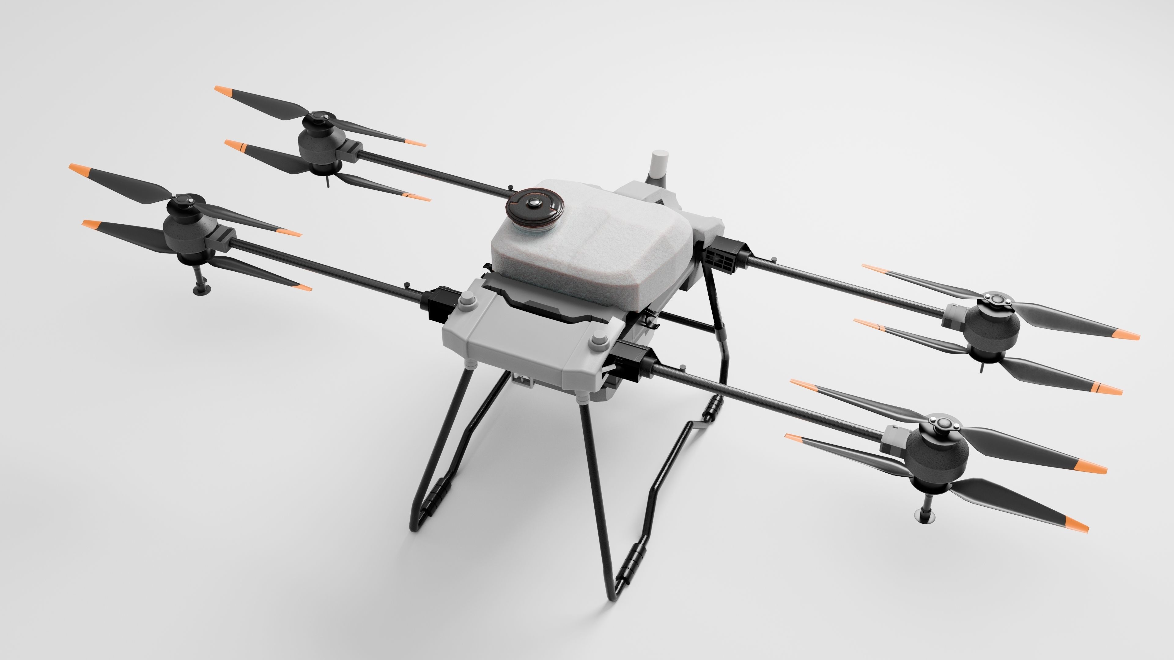 DJI Drone Agras T40 3D model_7