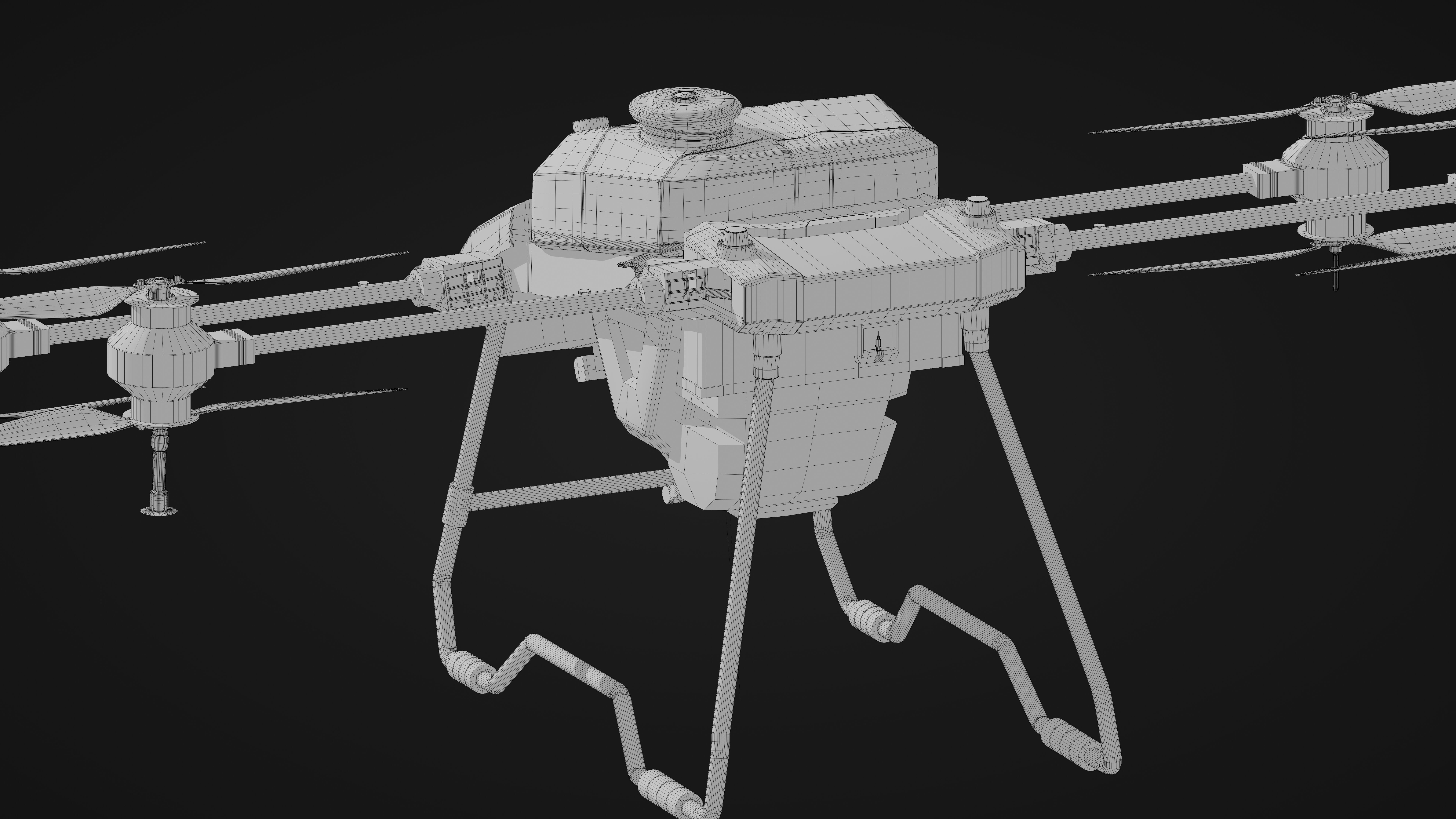 DJI Drone Agras T40 3D model_18