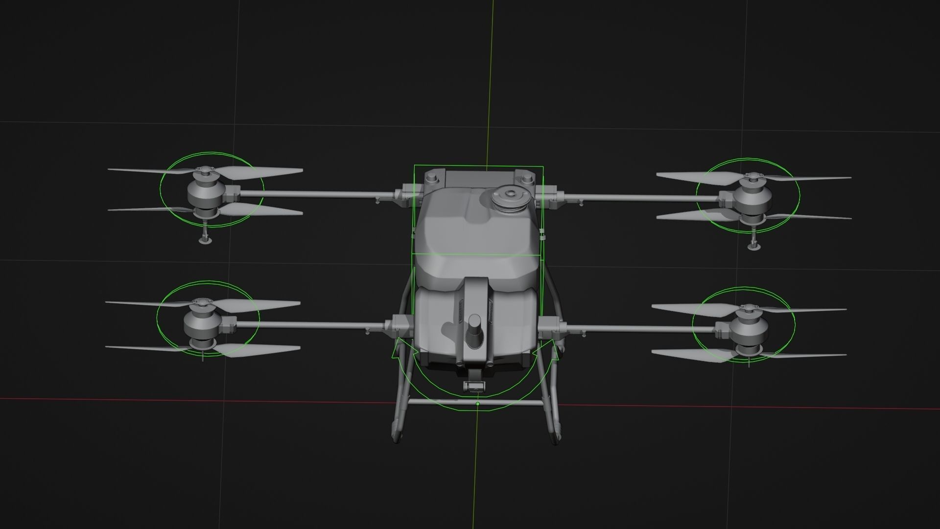 DJI Drone Agras T40 3D model_21