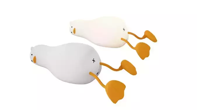Lying Flat Duck Night Light