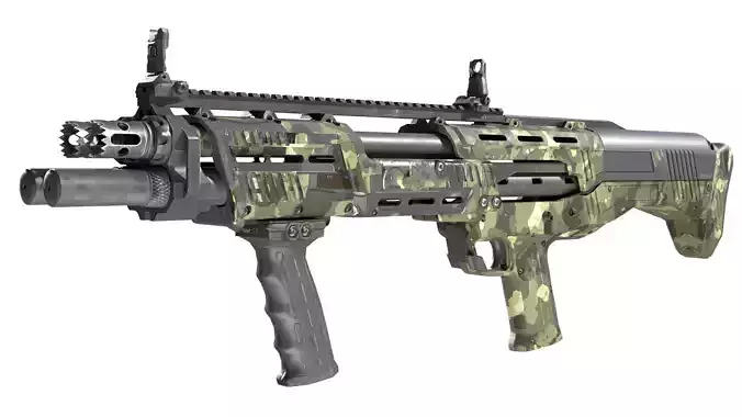 DP12 Shotgun Jungle Texture