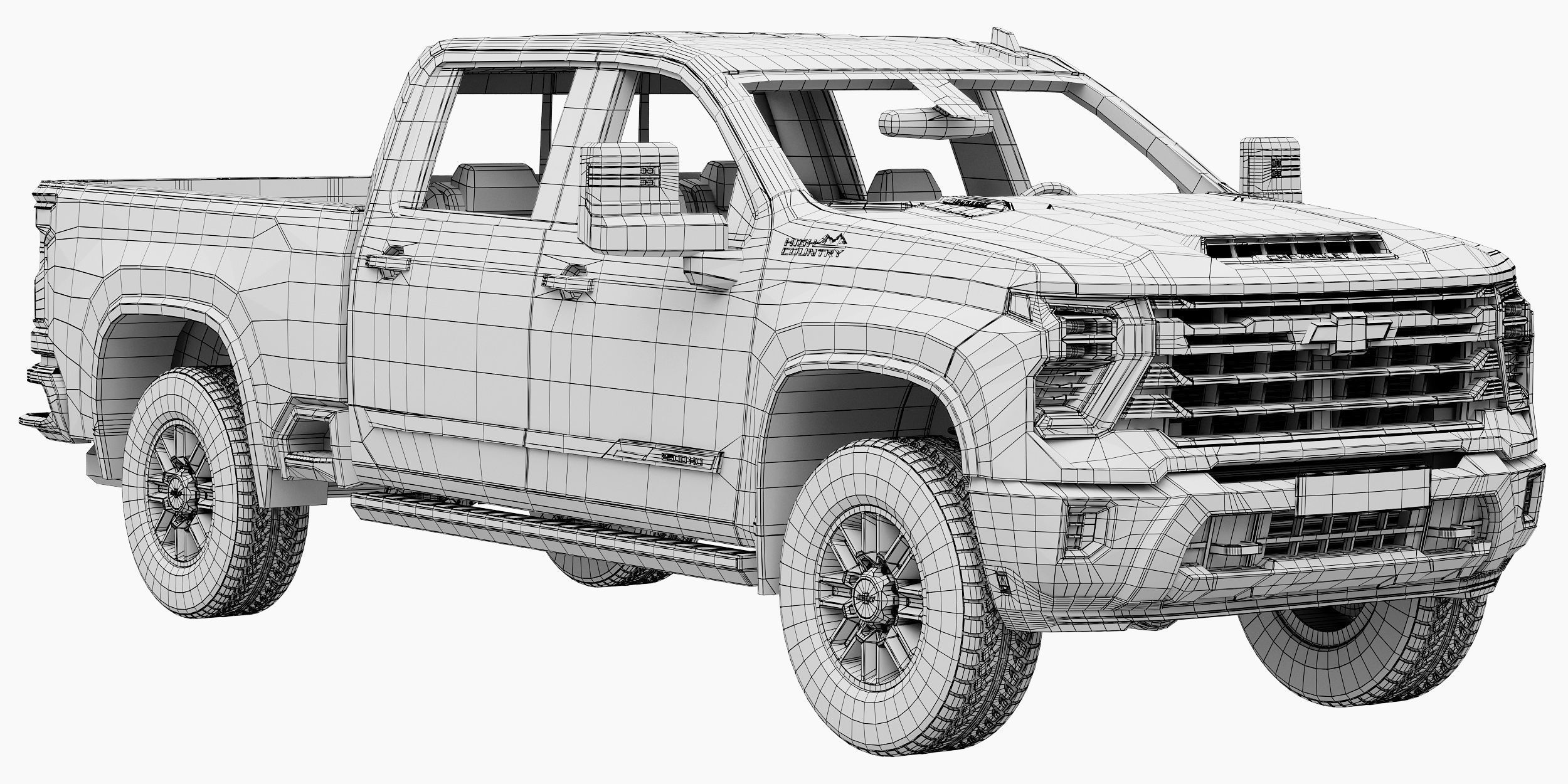 Chevrolet Silverado 2500 HD 2024 3D model_14