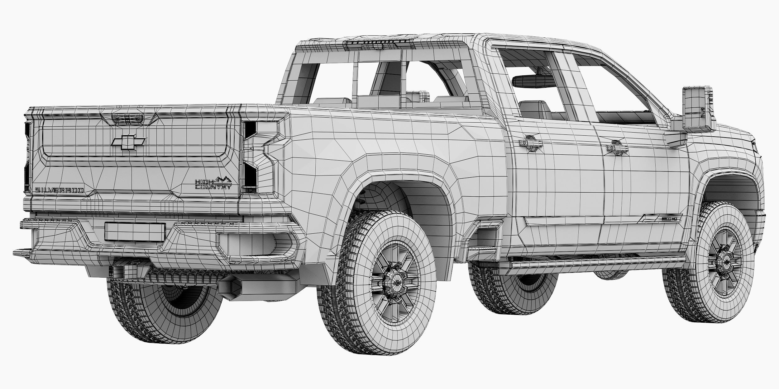 Chevrolet Silverado 2500 HD 2024 3D model_16