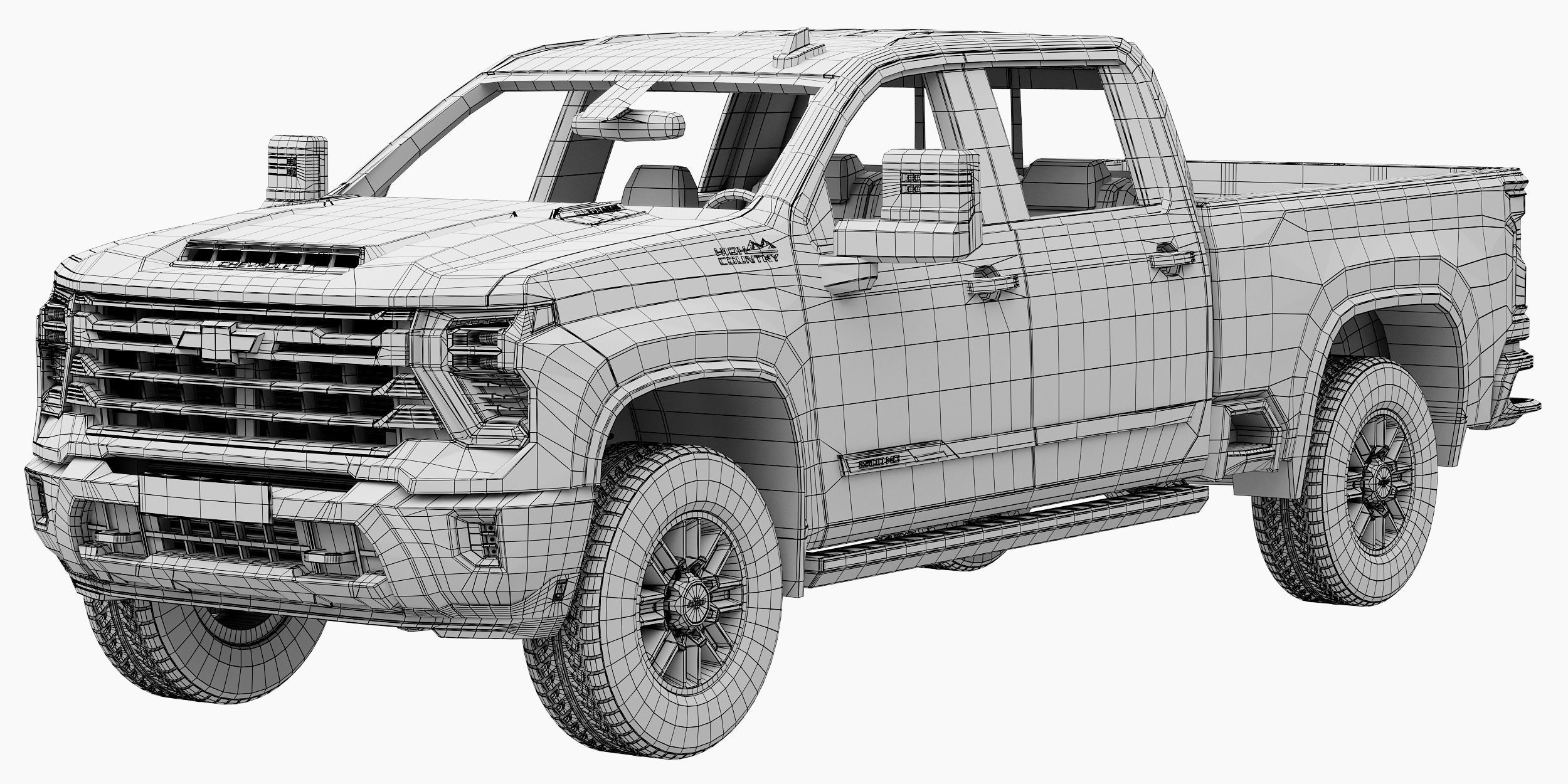 Chevrolet Silverado 2500 HD 2024 3D model_13