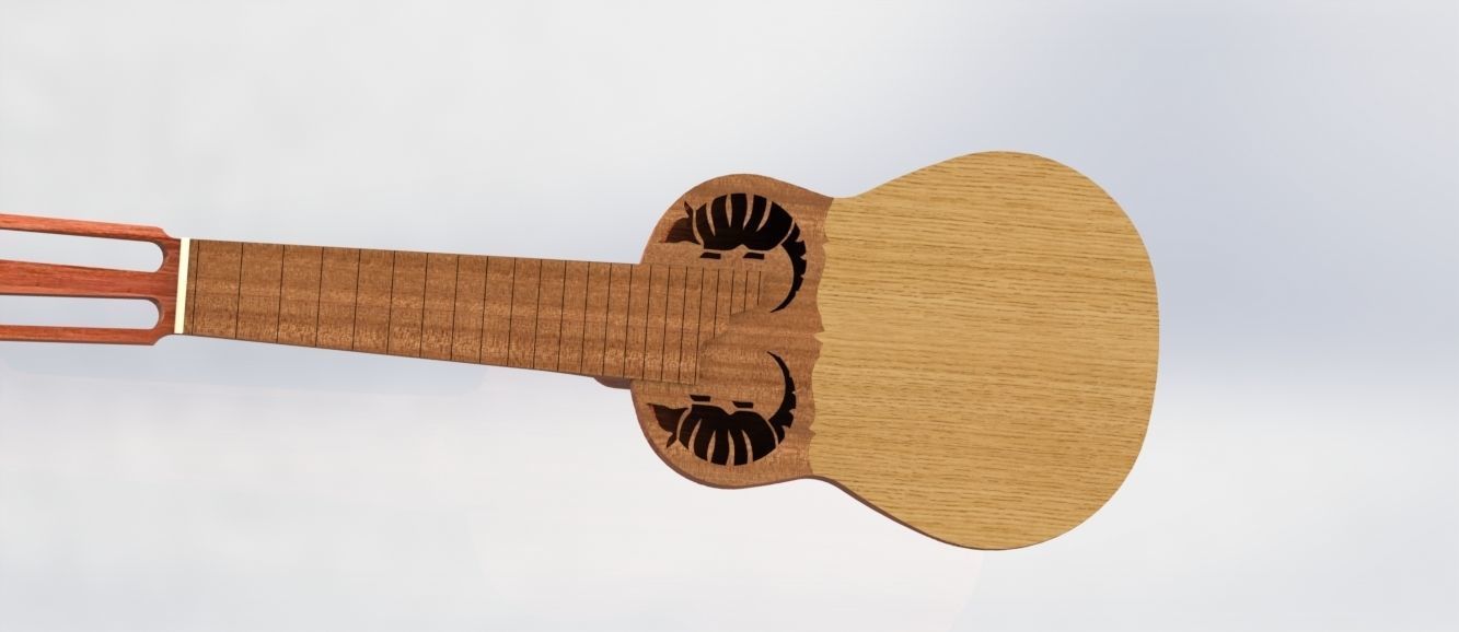 Charango escala 41 3D print model_2