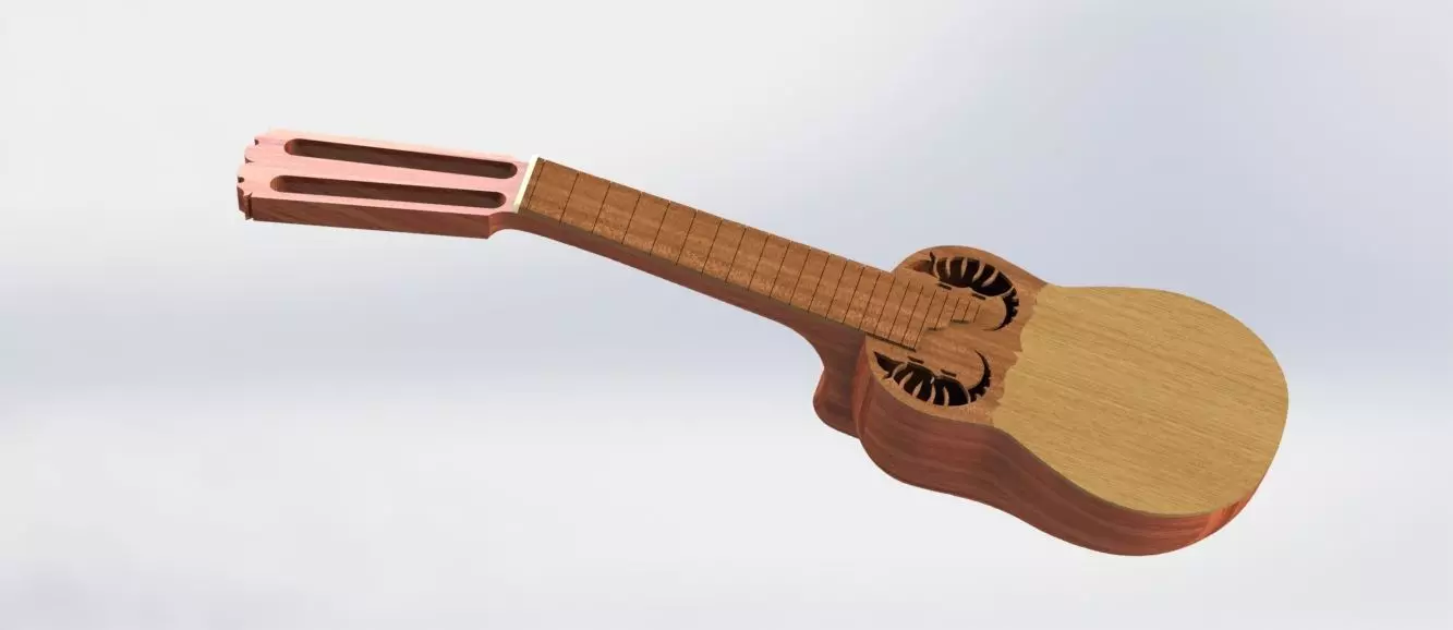 Charango escala 41 3D print model_0