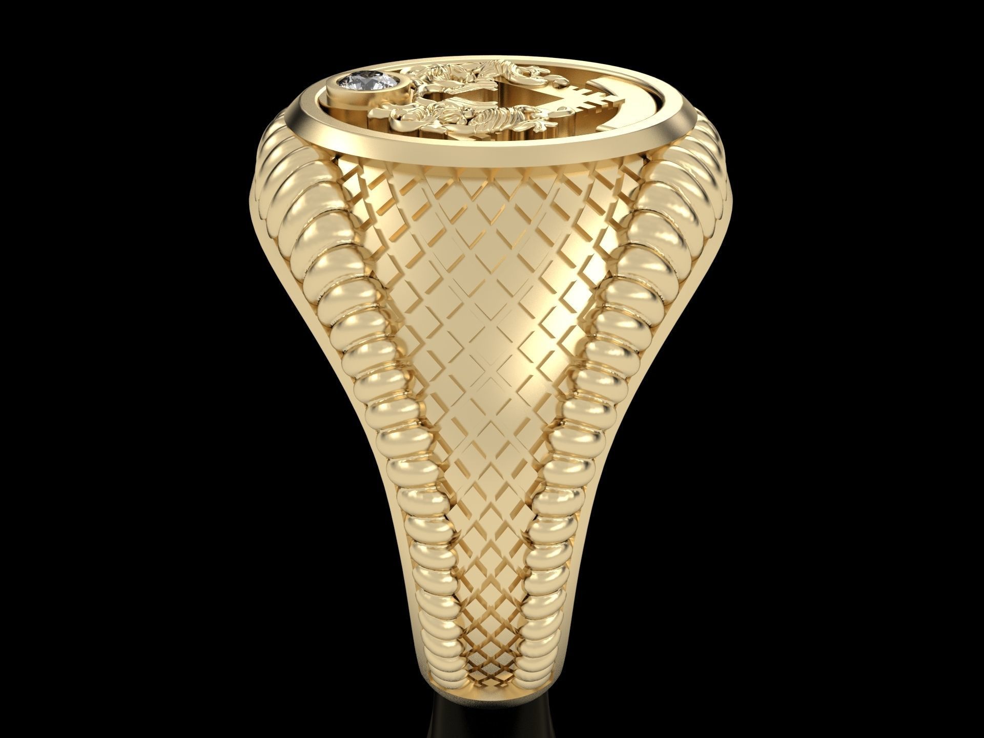 mens ring 3D print model_1