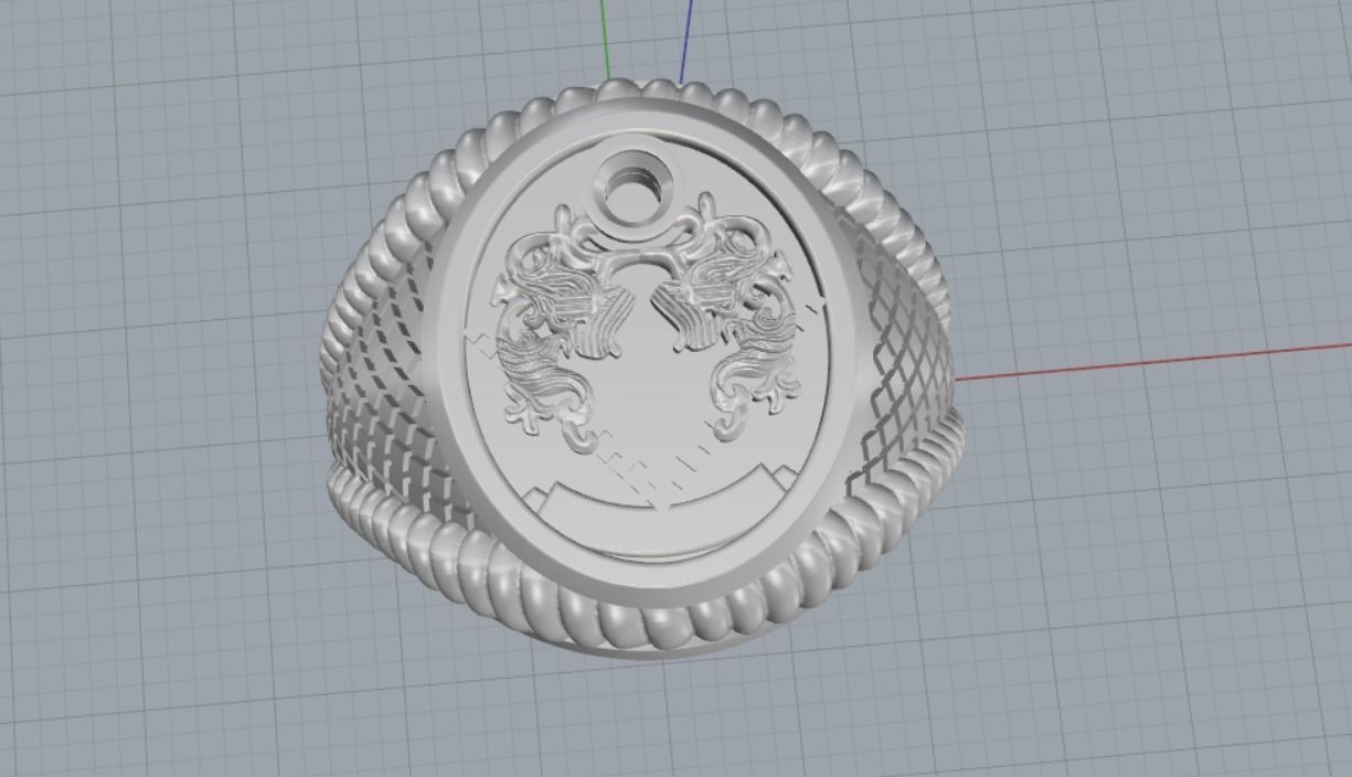 mens ring 3D print model_10