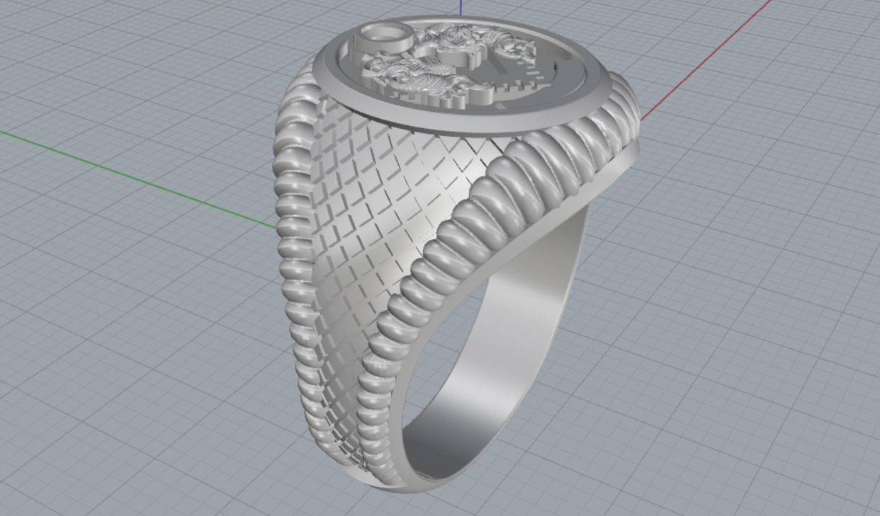 mens ring 3D print model_11