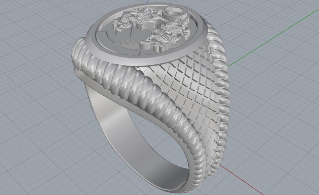 mens ring 3D print model_13
