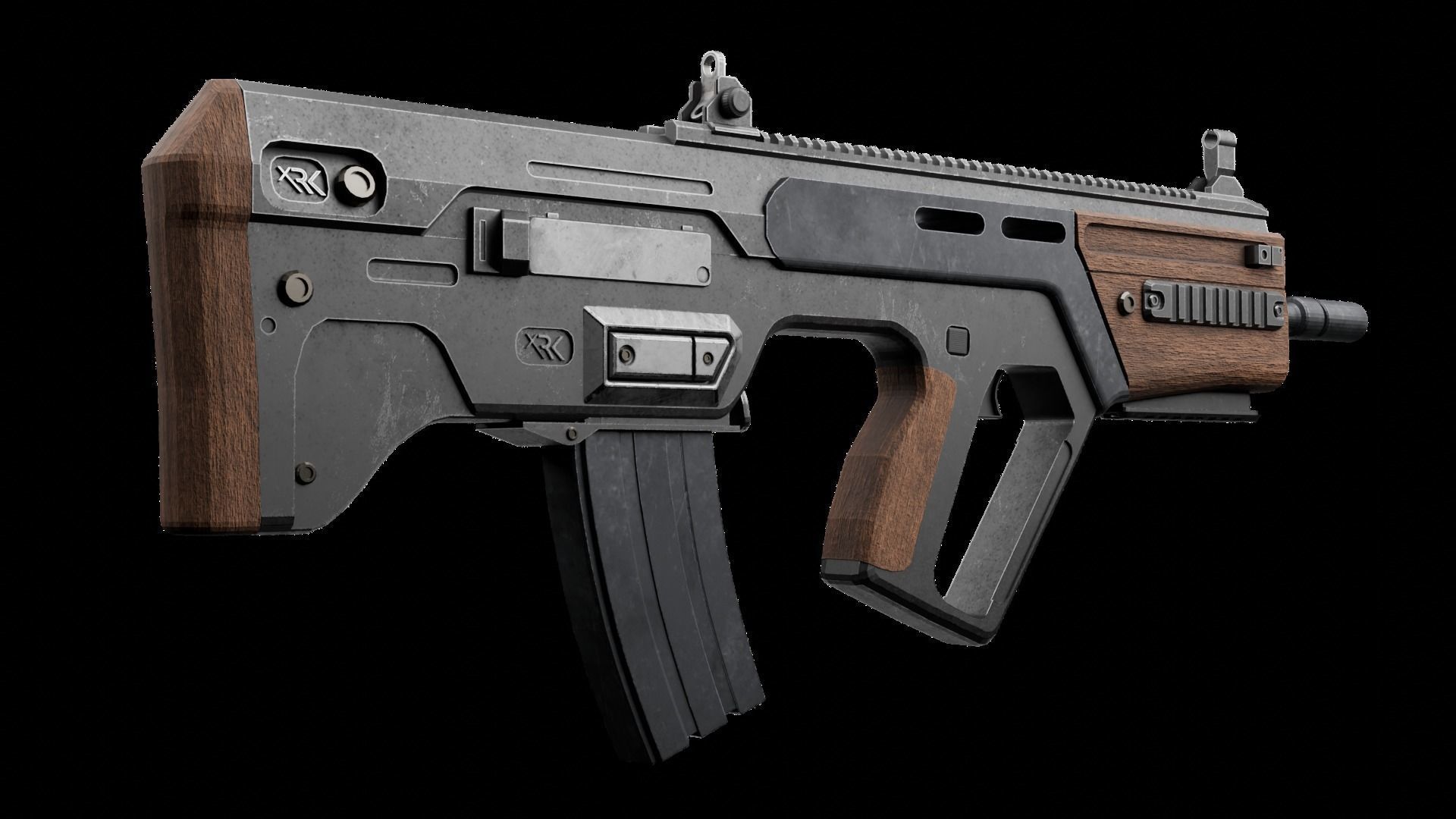 Tar-21 AR Low-poly 3D model_5