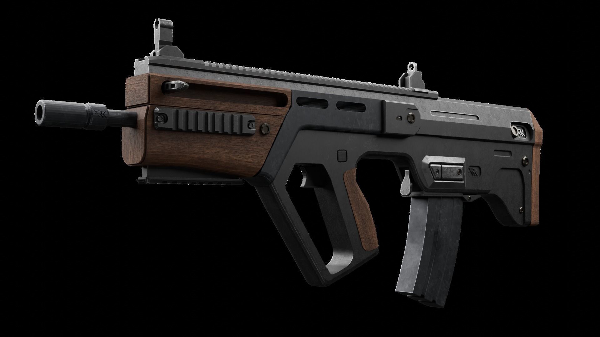 Tar-21 AR Low-poly 3D model_2