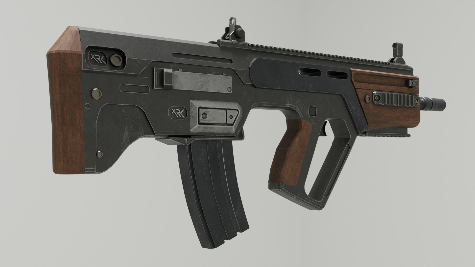 Tar-21 AR Low-poly 3D model_4