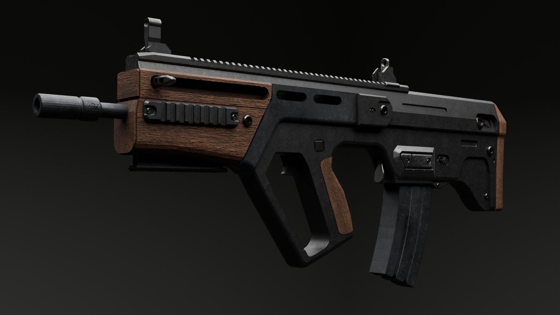 Tar-21 AR Low-poly 3D model_3
