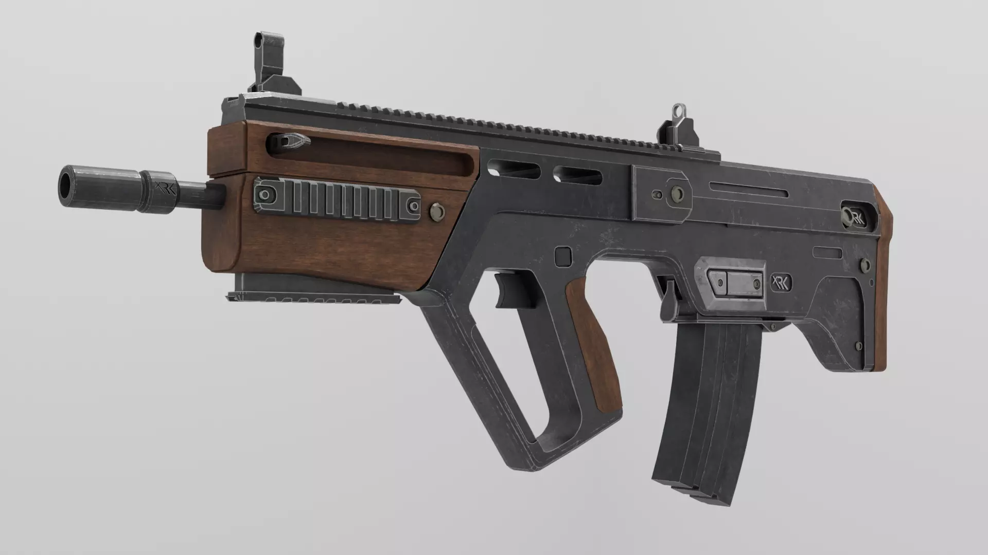 Tar-21 AR Low-poly 3D model_0