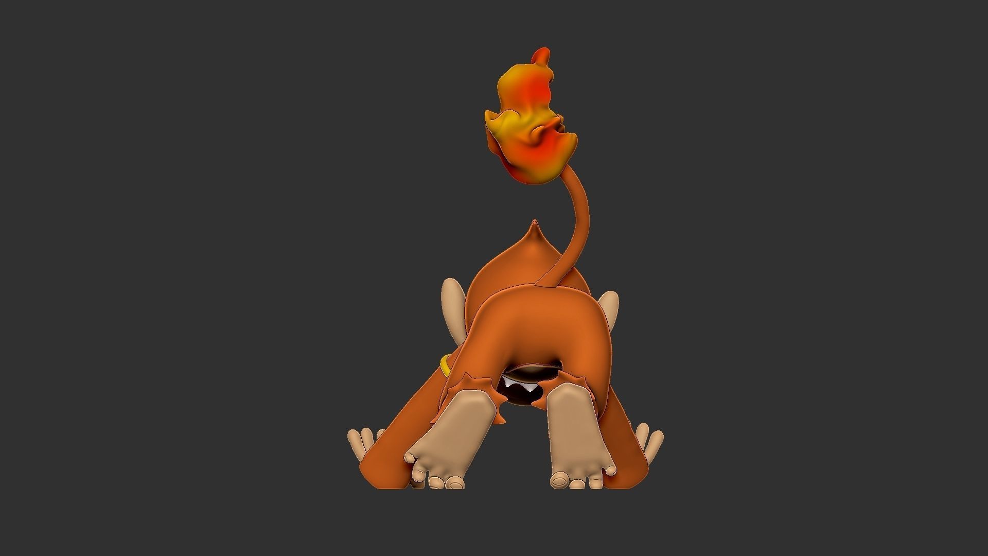 pokemon monferno 3D print model_5