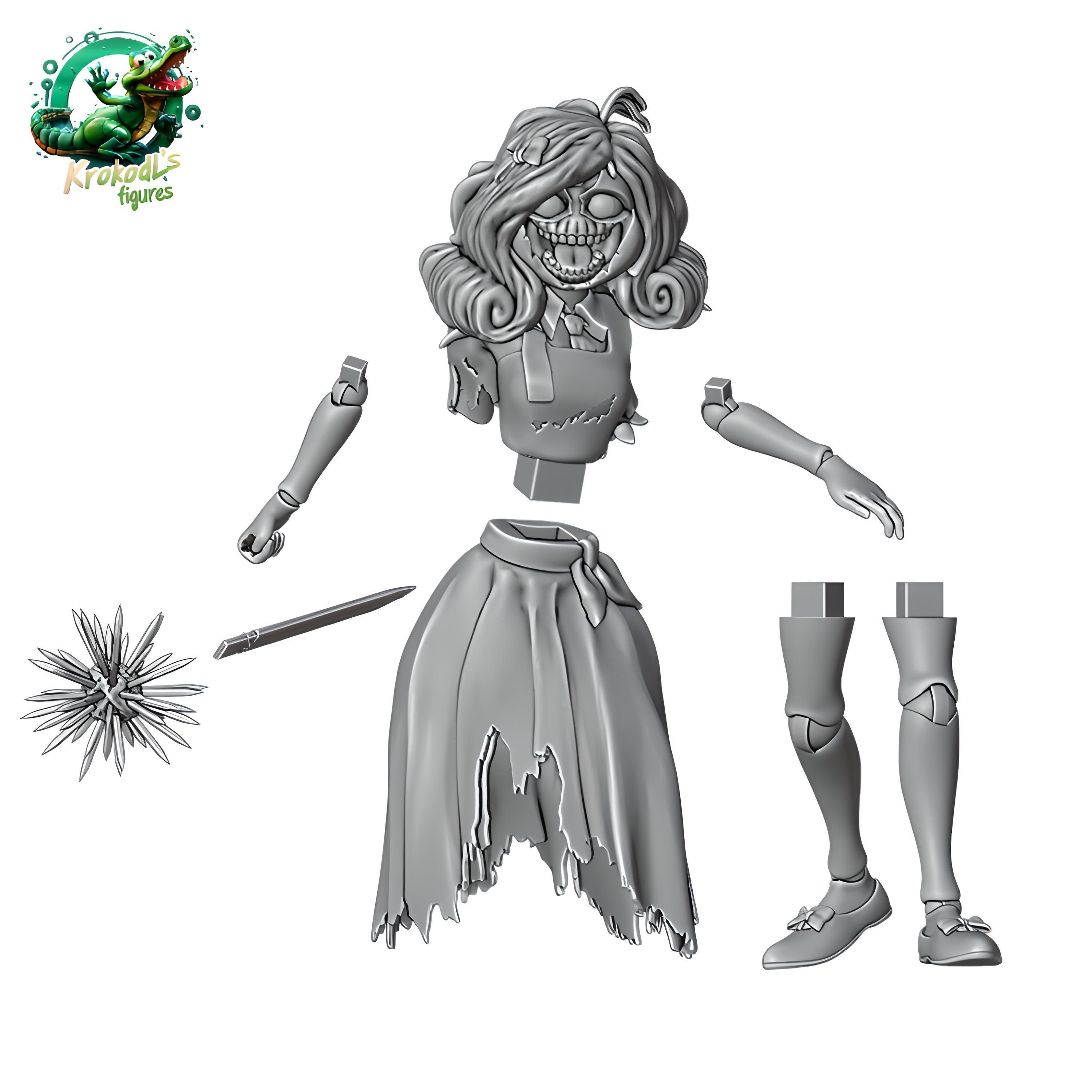 Miss Delight 3D print model_9