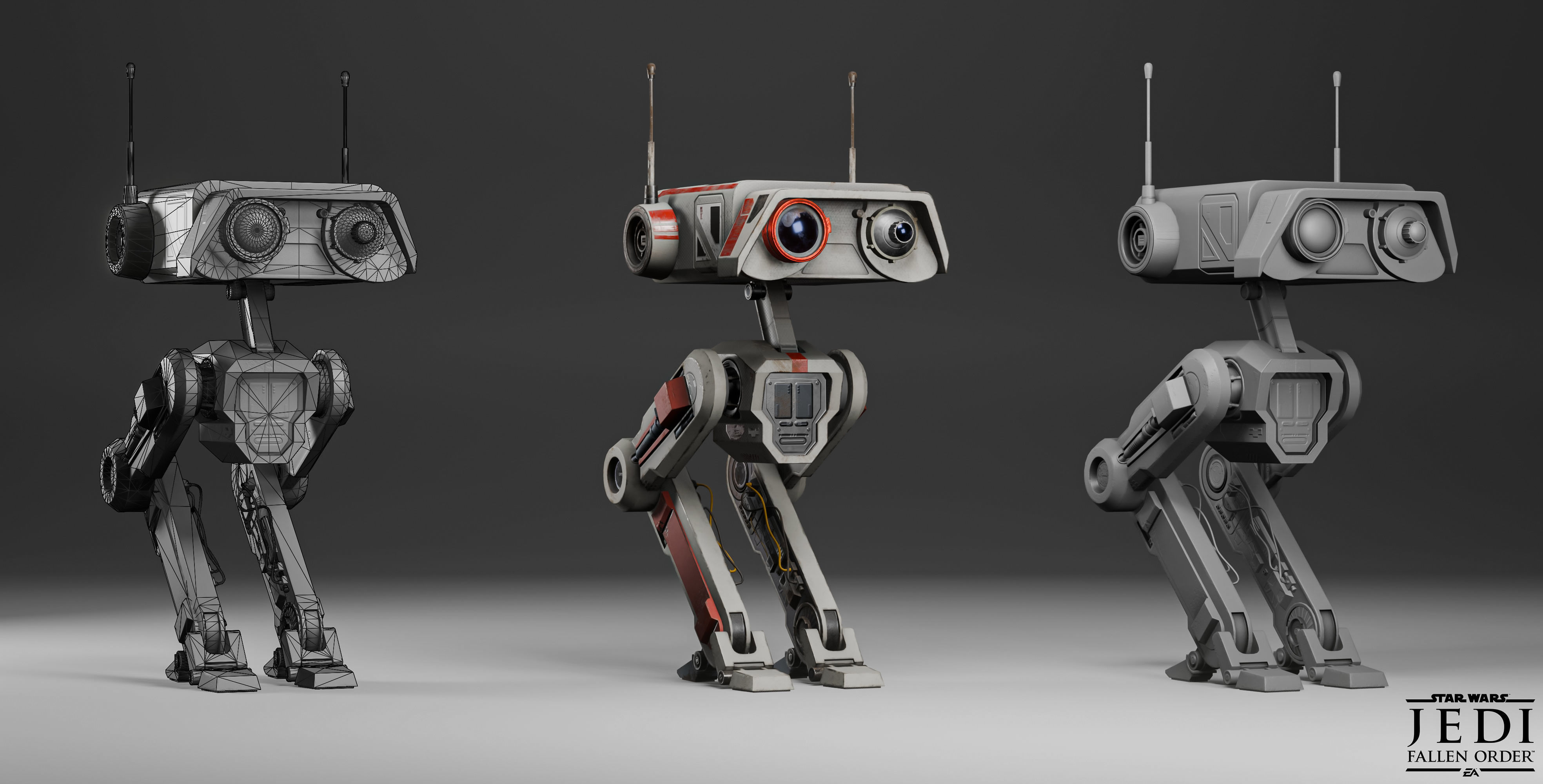 Cute Robot Mecha Low-poly 3D model_4