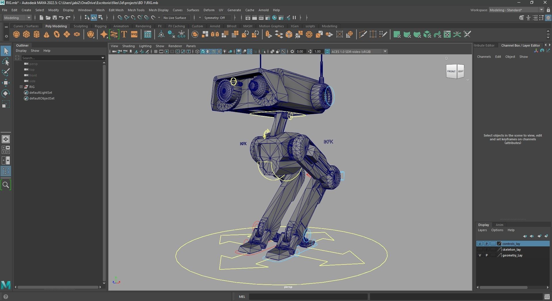Cute Robot Mecha Low-poly 3D model_5