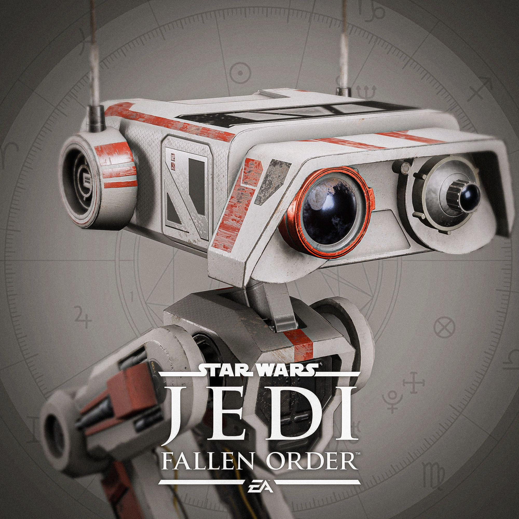 Cute Robot Mecha Low-poly 3D model_3