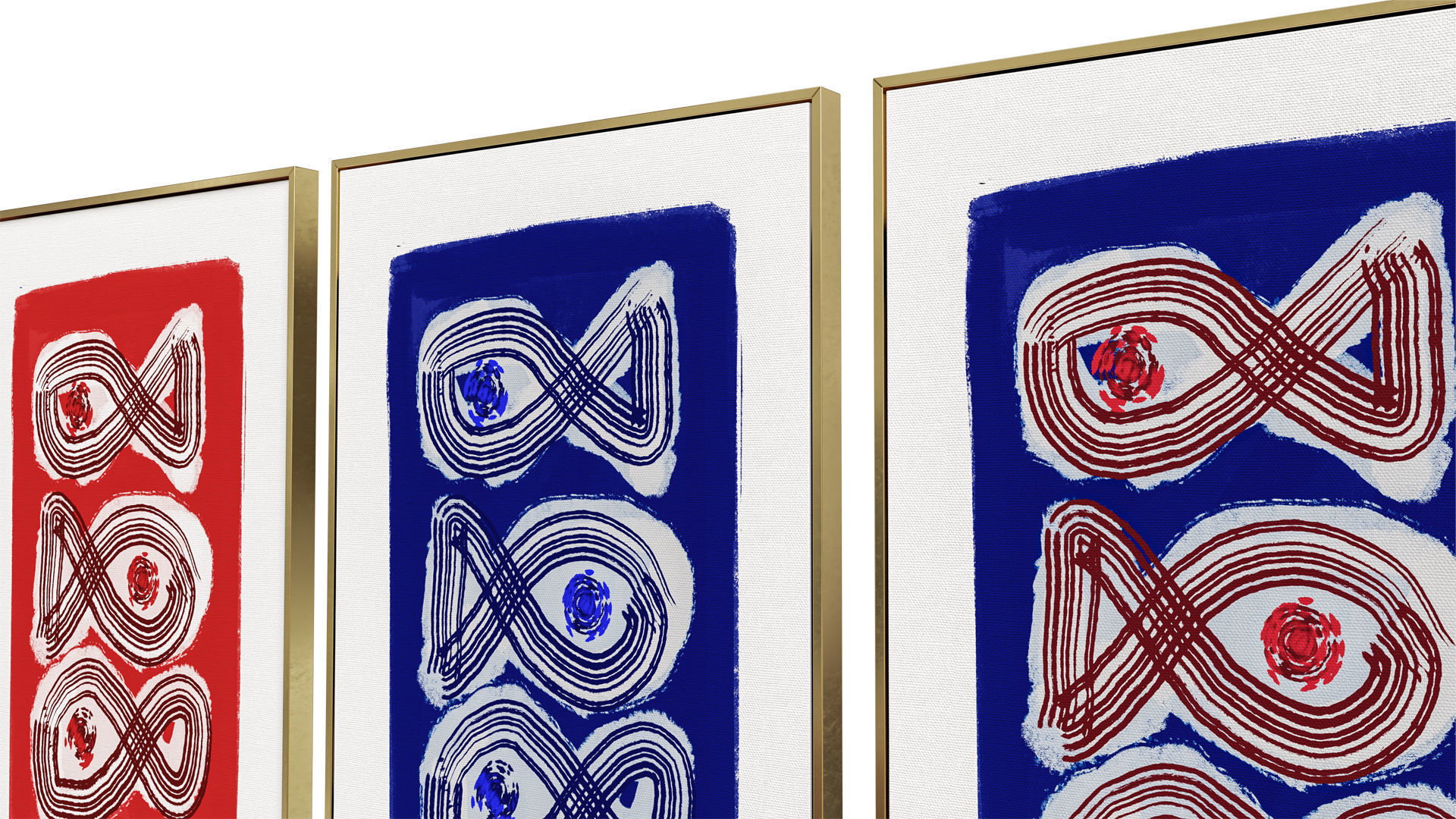 3 Abstract Frames Set 11 3D model_2